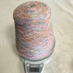 Country Silk Yarn in color 1433 Winter Pastel - Large Cone